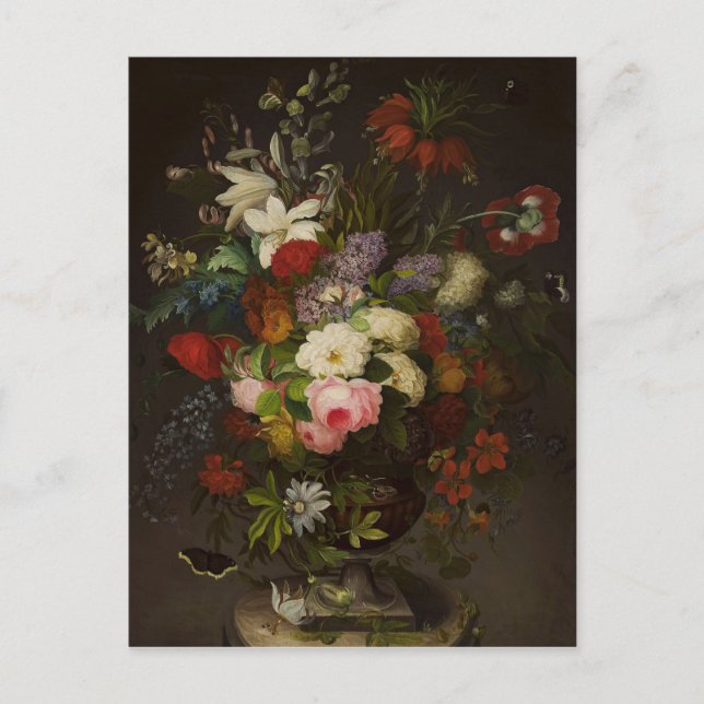 Carte Postale Fleurs vintages Henryka Beyer (Devant)