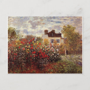 Carte Postale fleurs vintages monet-s-jardin-in-argenteuil-solei
