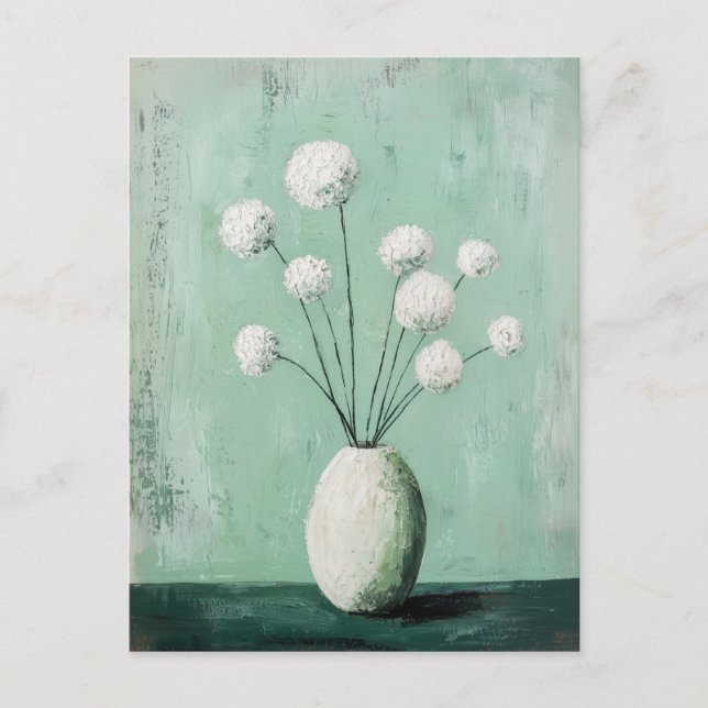 Carte Postale Fleurs Whimsy minimalistes No.058 (Devant)