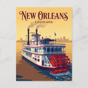Carte Postale Fleuve Mississippi USA