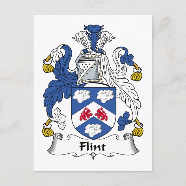 Carte Postale Flint Family Crest (Devant)