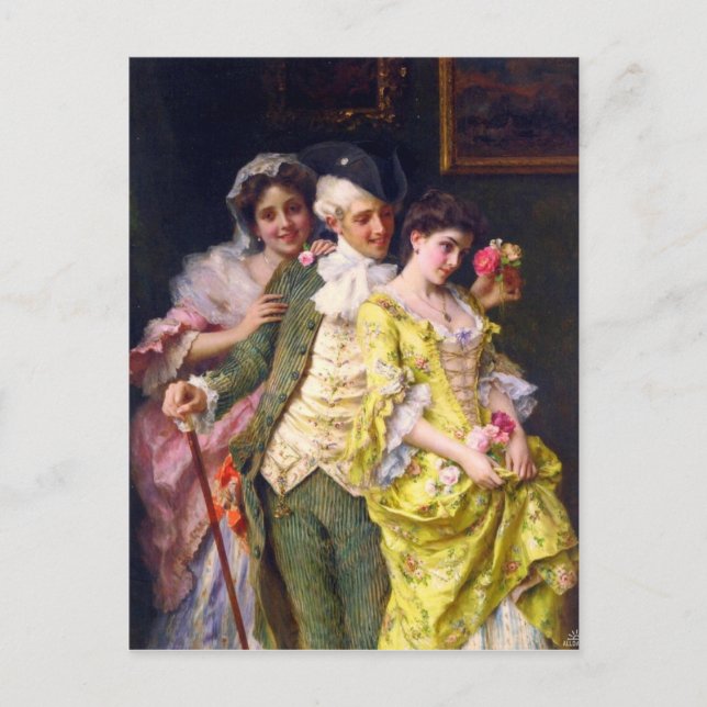 Carte Postale Flirt (Devant)