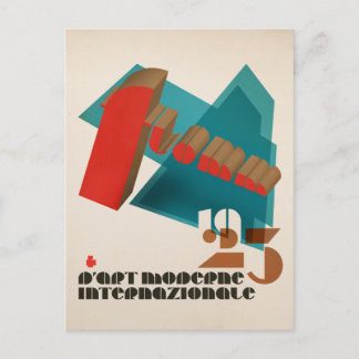 Carte Postale FLomm 1923 D'Art Moderne International