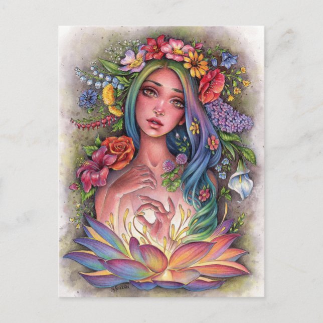 Carte postale Flora (Devant)