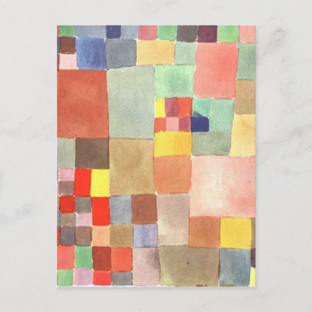 Carte Postale Flora sur le sable par Paul Klee (Devant)