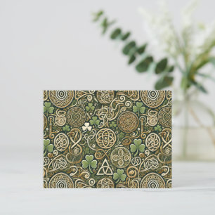 Carte Postale Floraison celtique