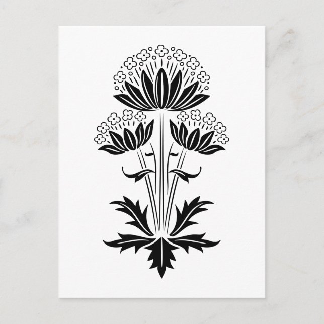 Carte Postale Floral (Devant)