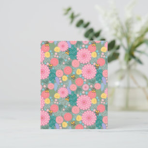 Carte Postale Floral