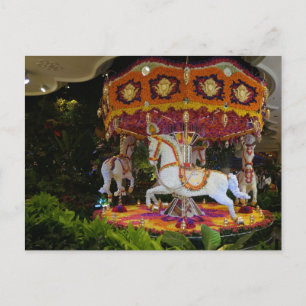 Carte postale Floral Carousel Wynn Las Vegas