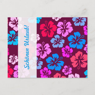Carte Postale Floral et rose