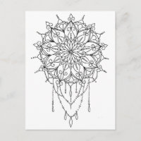 Floral Mandala Couleur de votre propre