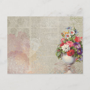 Carte Postale Floral victorien