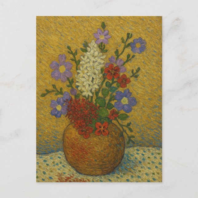Carte postale florale (Devant)