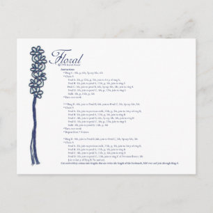 Carte postale florale