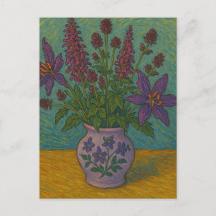 Carte postale florale