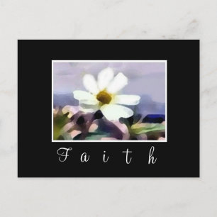 carte postale florale foi