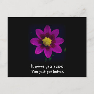 Carte Postale Florale Motivationnelle Et Inspirant