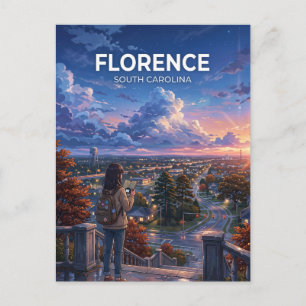 Carte Postale Florence, Caroline du Sud, États-Unis États-Unis