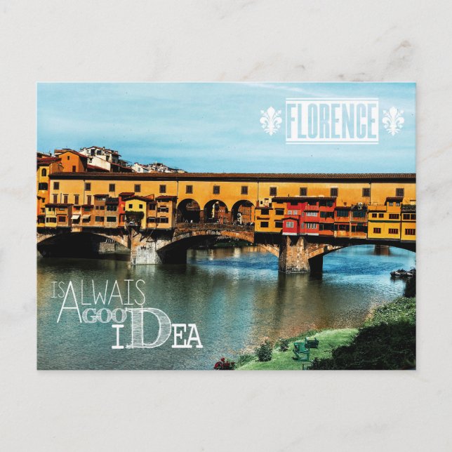 Carte postale Florence - Cartolina Firenze (Devant)