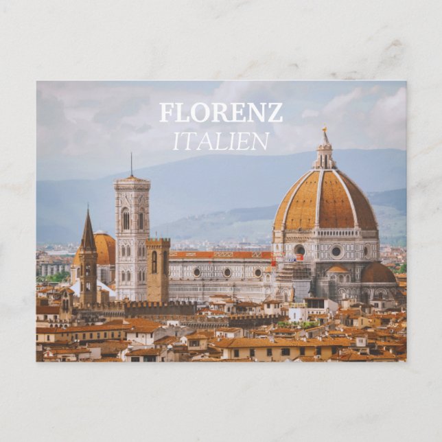 Carte Postale Florence-Italie (Devant)