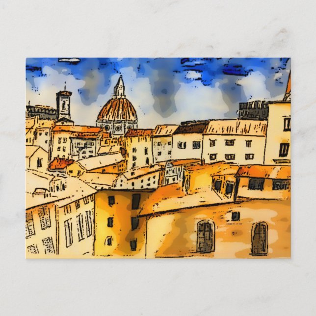 Carte Postale Florence Italie  (Devant)