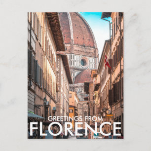 Carte Postale Florence, Italie