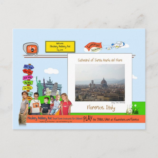 Carte Postale Florence, Italie (Devant)