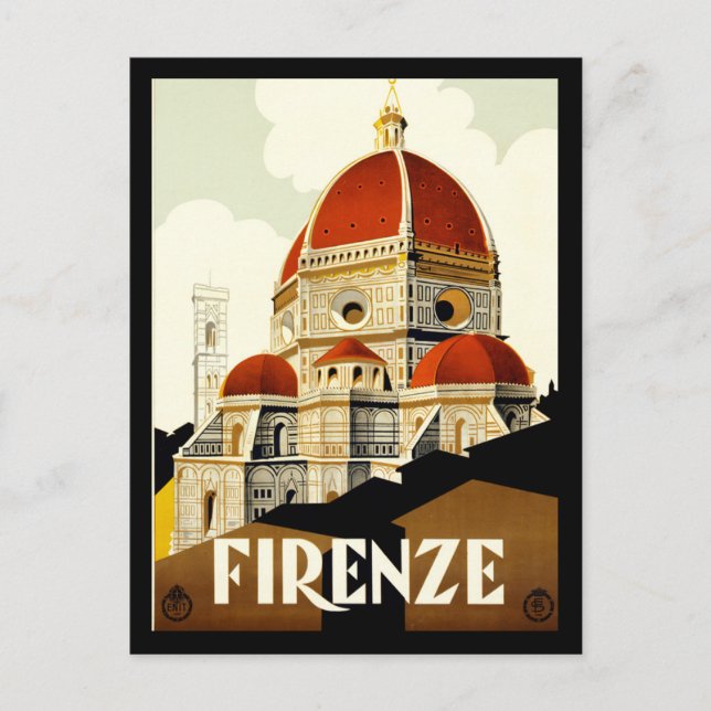 Carte postale Florence Italie Imprimer Salutations (Devant)