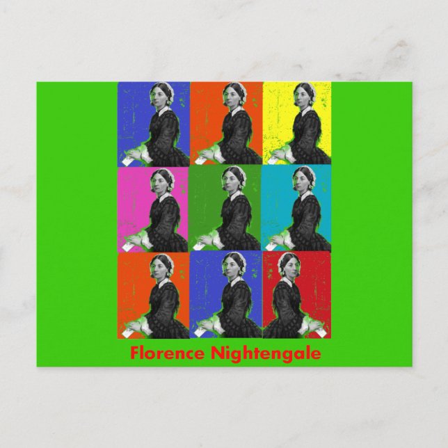 Carte Postale florence nightengale POPART T-shirts et cadeaux (Devant)