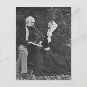 Carte Postale Florence Nightingale et monsieur Harry Verney