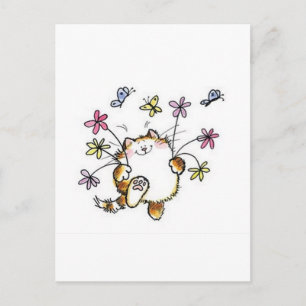 Carte Postale Flores de Gato com