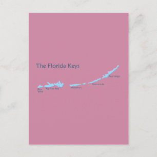 Carte Postale Florida Keys.