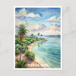 Carte Postale Florida Keys National Park Aquarelle Peinture
