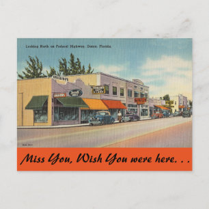 Carte Postale Floride, Autoroute fédérale, Dania