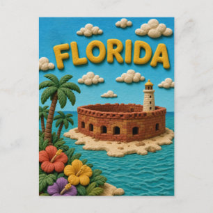 Carte Postale Floride Dry Tortugas Moderne KLAYKOO