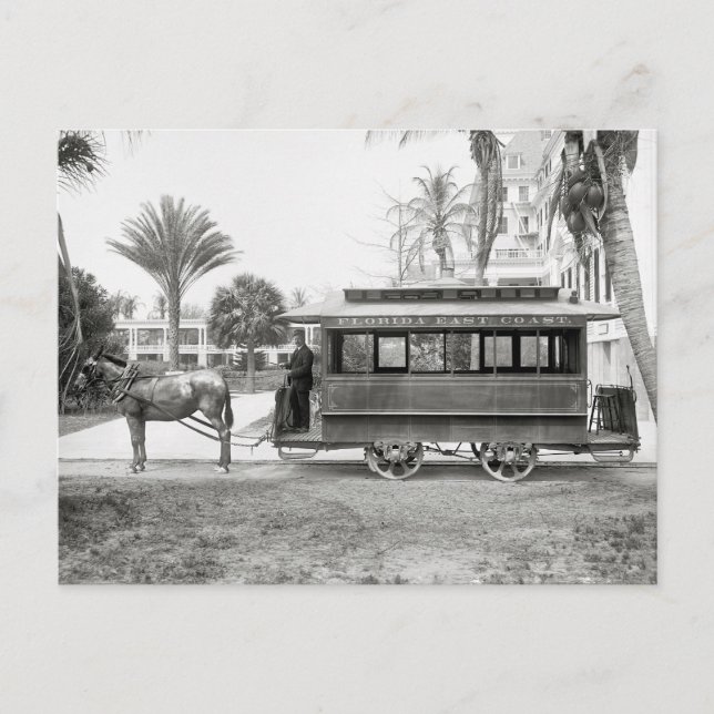 Carte Postale Floride East Coast Trolley, 1905 (Devant)