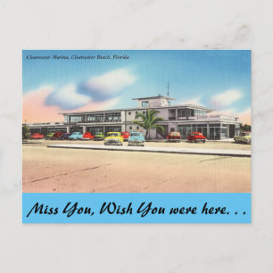 Carte Postale Floride, Marina Clearwater, Plage Clearwater