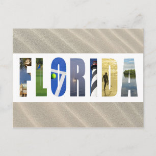 Carte Postale Floride Sand Beach Voyage Photo