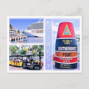 Carte Postale Floride - Usa - Mosaïque -