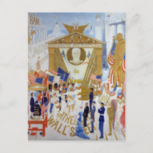 Carte Postale Florine Stettheimer Les Cathédrales de Wall Street