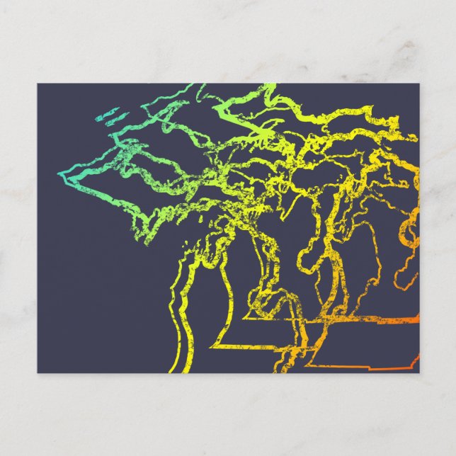 Carte Postale flou de chill du michigan (Devant)