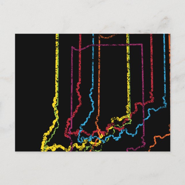 Carte Postale flou de fierté indiana (Devant)