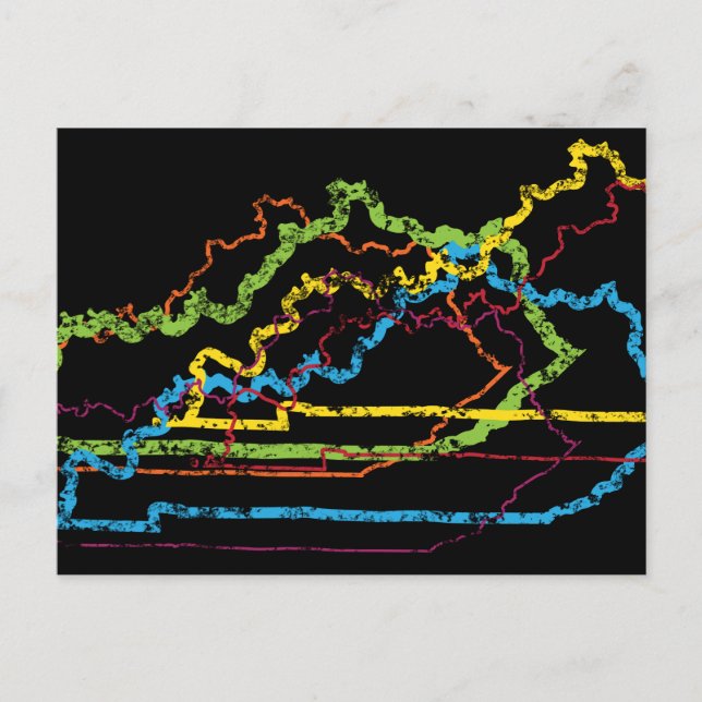 Carte Postale flou de fierté kentucky (Devant)