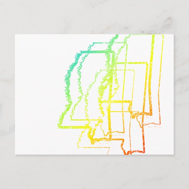 Carte Postale flou de refroidissement du mississippi (Devant)