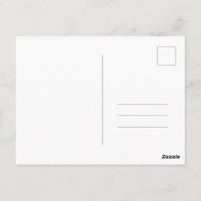 Carte postale flower (Dos)