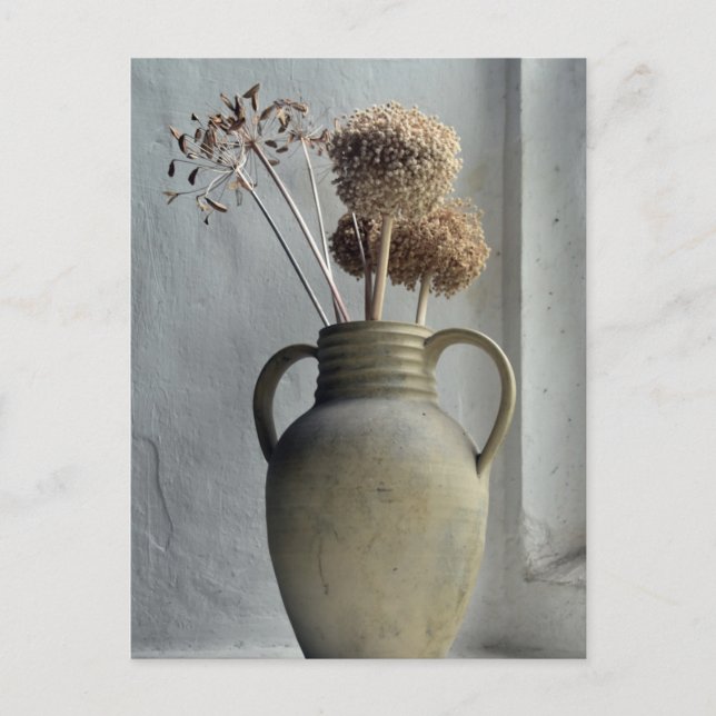 Carte Postale Flowers | Dried Flower Vase (Devant)