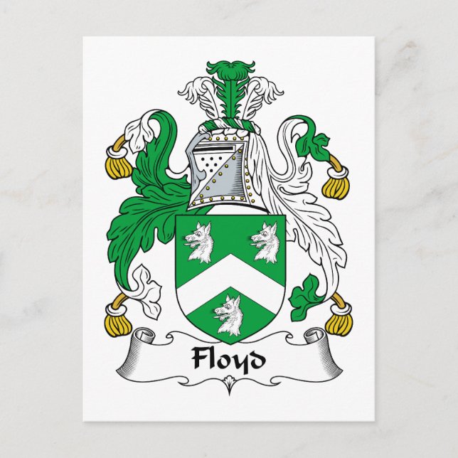 Carte Postale Floyd Family Crest (Devant)