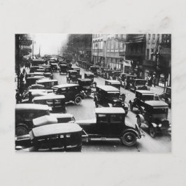 Carte Postale Flux de trafic de Détroit vintage