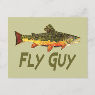 Carte Postale Fly Fisherman