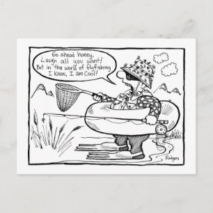 Carte Postale flyfishing cool